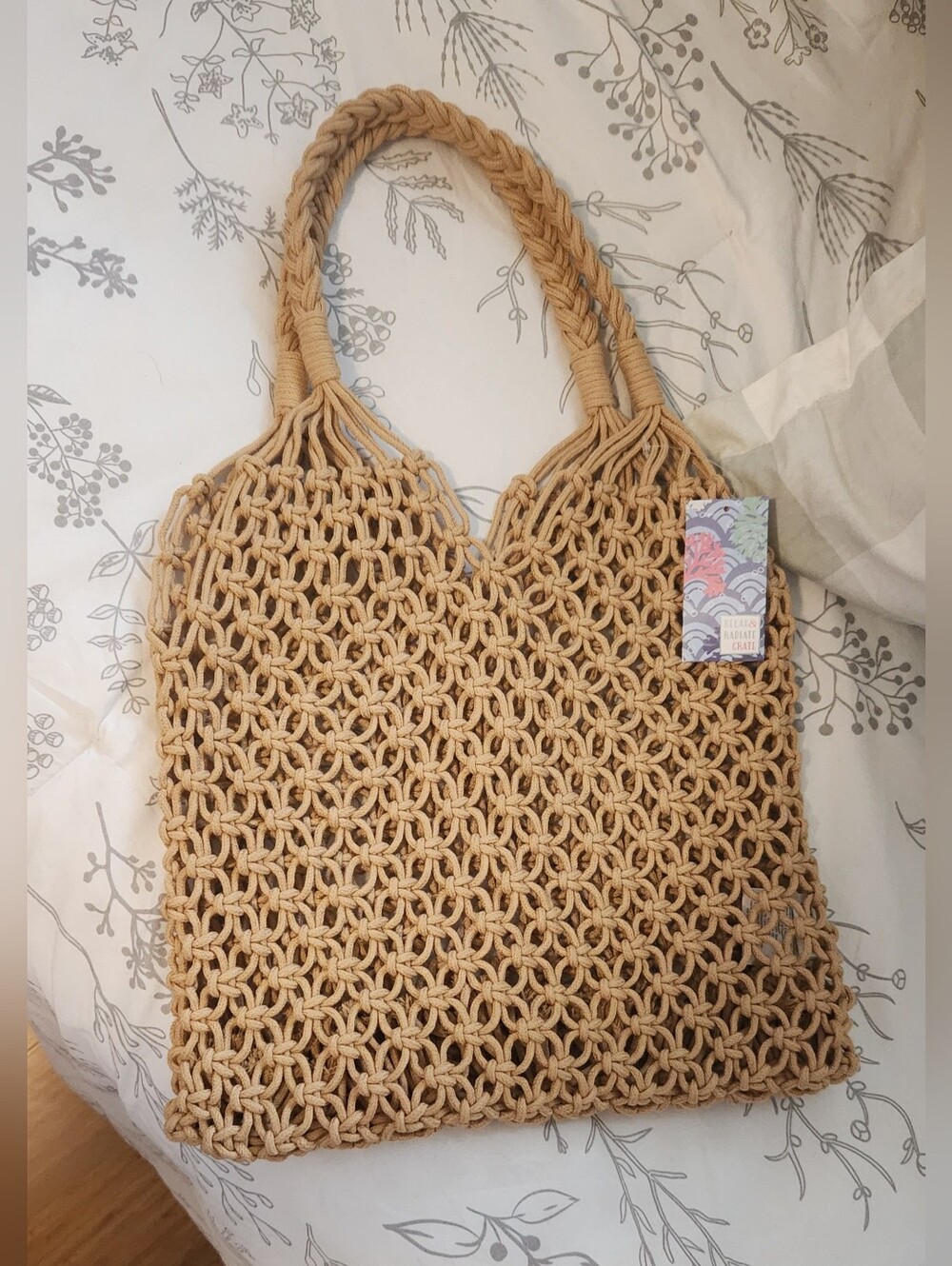 Woven Boho Tote Bag - Picture 11 of 11